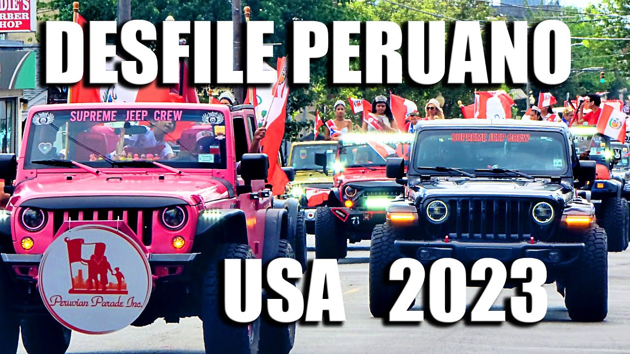 🇵🇪 DESFILE PERUANO DE NEW JERSEY 2023 | USA | PERUVIAN PARADE 🇵🇪