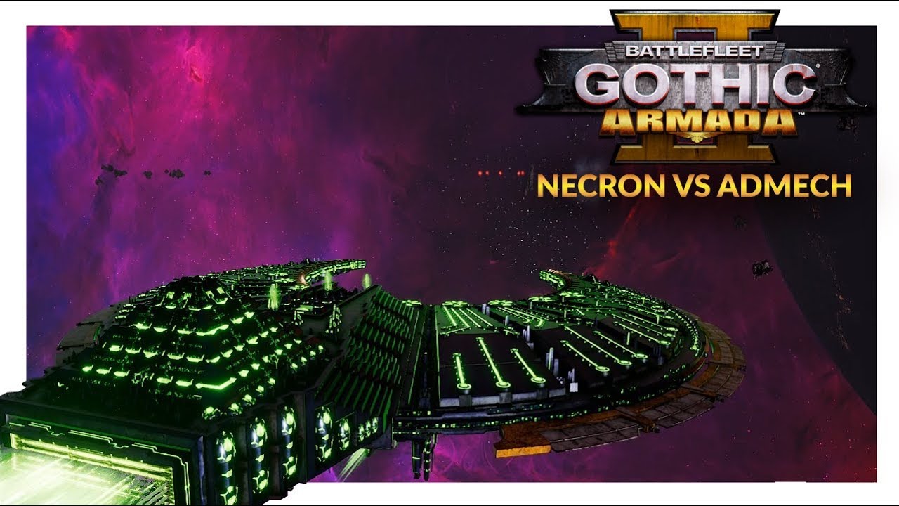 BATTLEFLEET GOTHIC ARMADA 2 | Necron vs Adeptus Mechanicus (1v1 Gameplay Ranked Battle 35)
