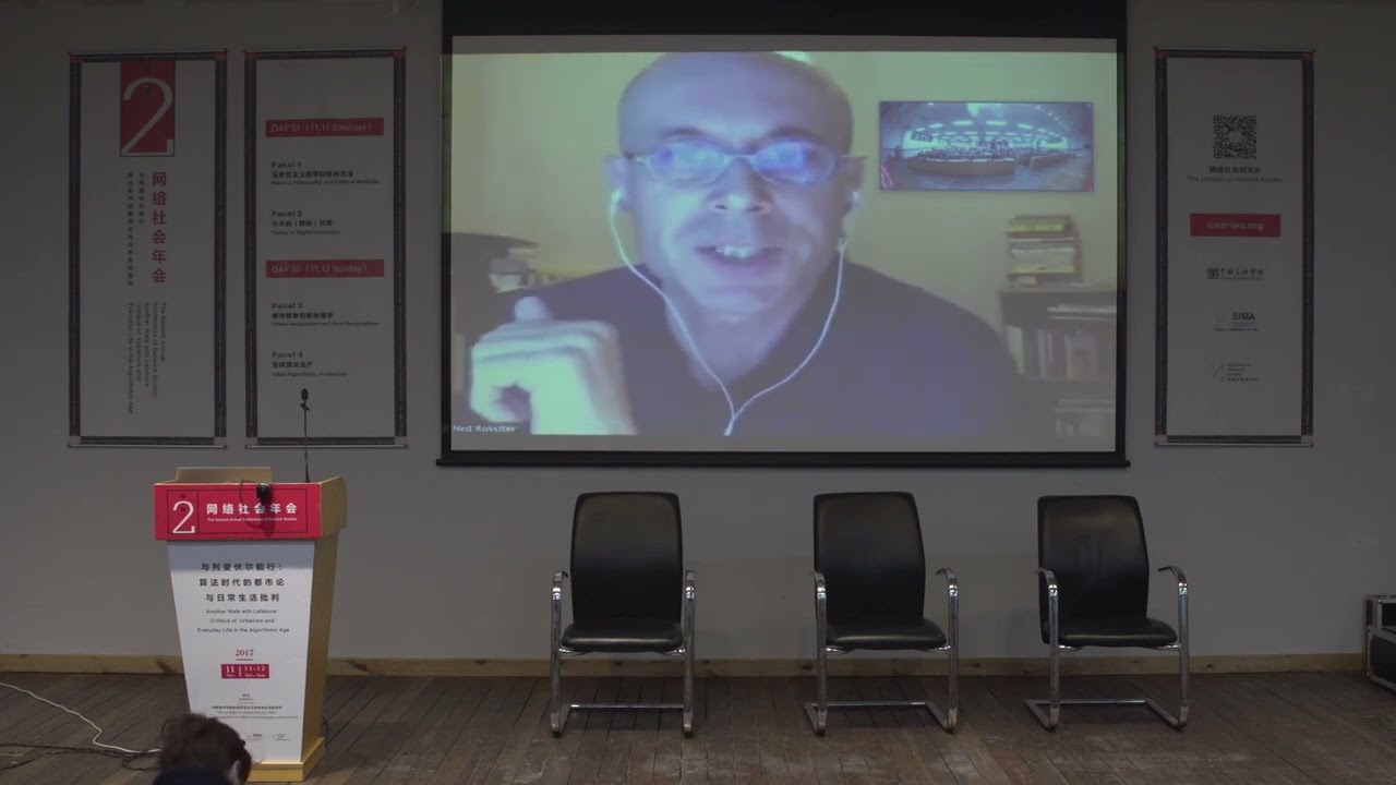 Ned Rossiter: Automated Labour, Platform Capitalism, and State Transformation