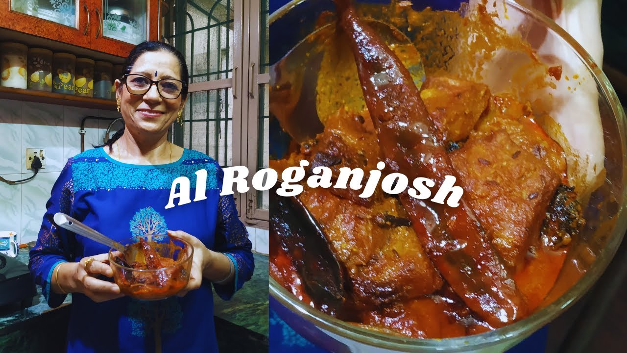 Kashmiri Al Roganjosh Recipe / Learn to make Kashmiri Krai Al / Fried Pumpkin