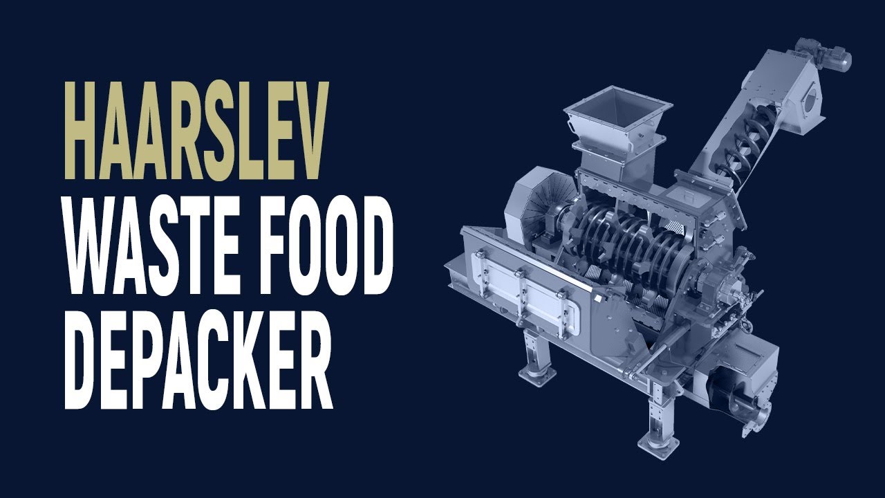 Haarslev Waste Food Depacker &ndash; Efficient Food Waste Separation for Biogas & Recycling