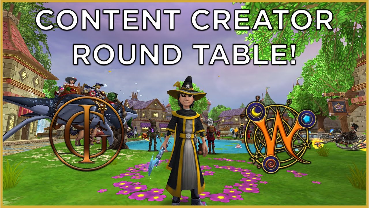 Discussing the Wizard101 Content Creator Round Table