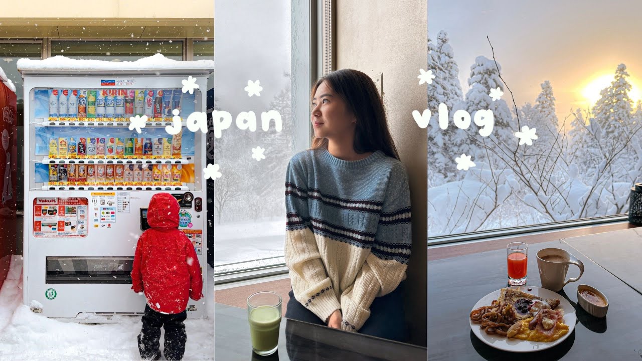 japan vlog 🇯🇵 skiing in niseko, trying japanese fruit, hokkaido ice cream, cozy winter days