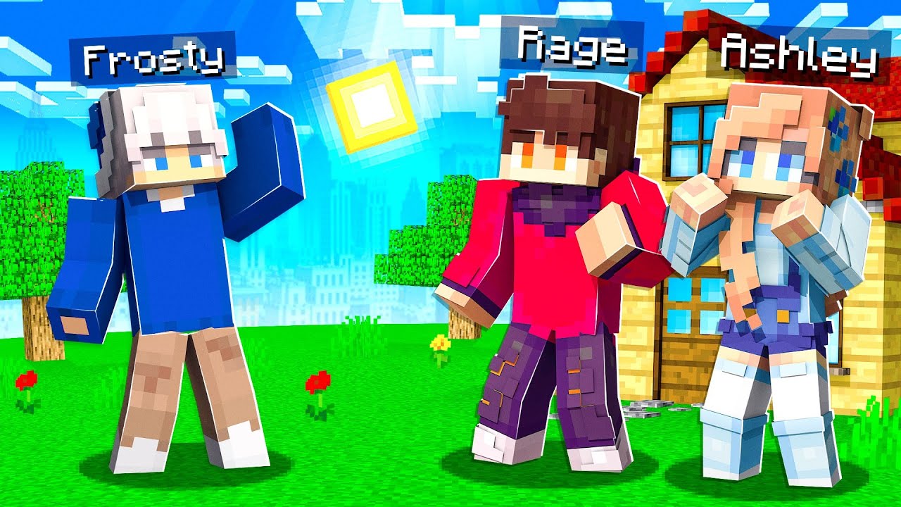 Frosty Visits Minecraft Block City!