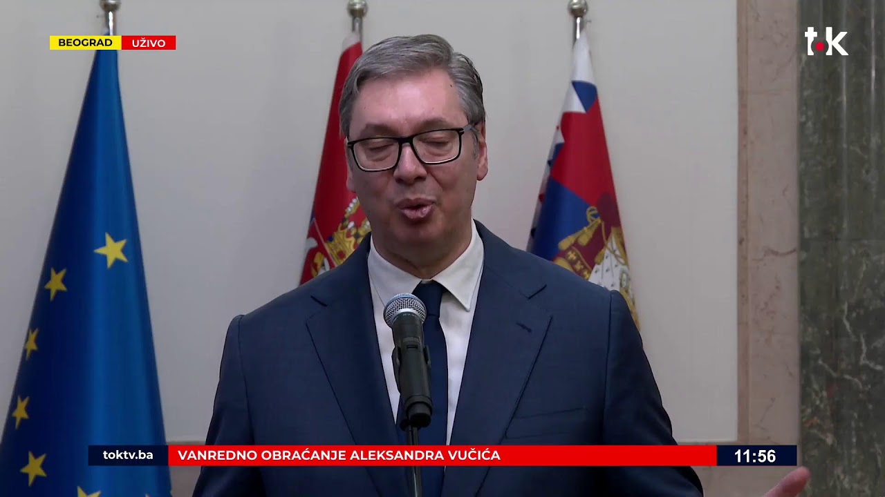 VANREDNO OBRAĆANJE Aleksandra Vučića