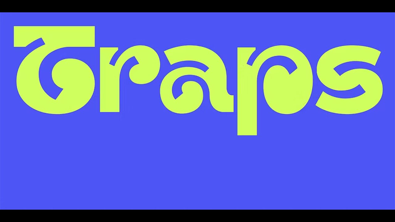 DK Traps: A Fun and Playful Typeface Experience