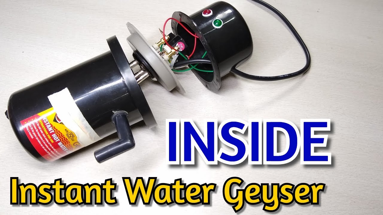 INSIDE Instant water Heater or Geyser