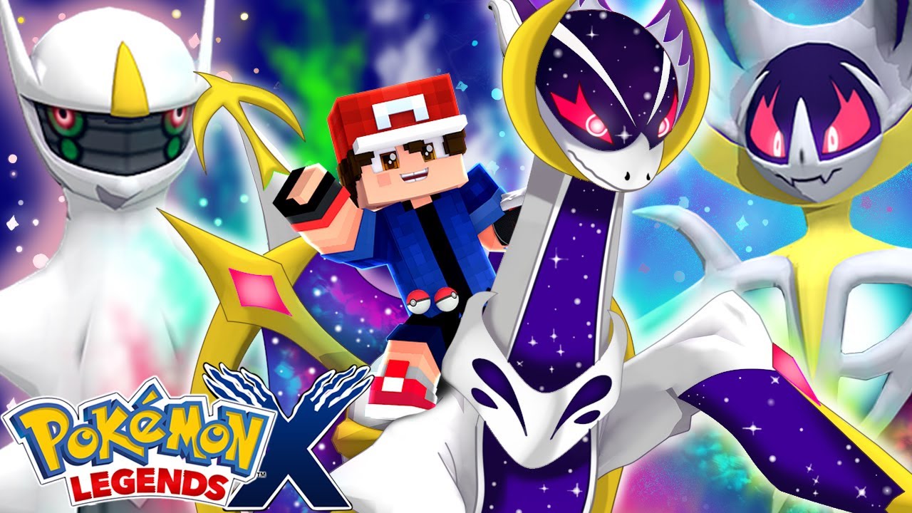 Minecraft Pokemon X LEGENDS - A FUSÃO ENTRE ARCEUS E LUNALA ! O PODEROSO ARC-NALA ! EP 16