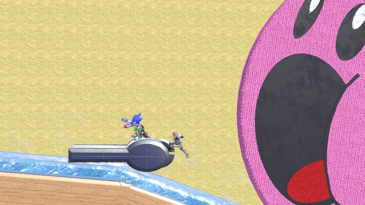 SSBU - Can the 3 fastest level 9 CPUs survive Kirby World Eater while Luigi does absolutely nothing?