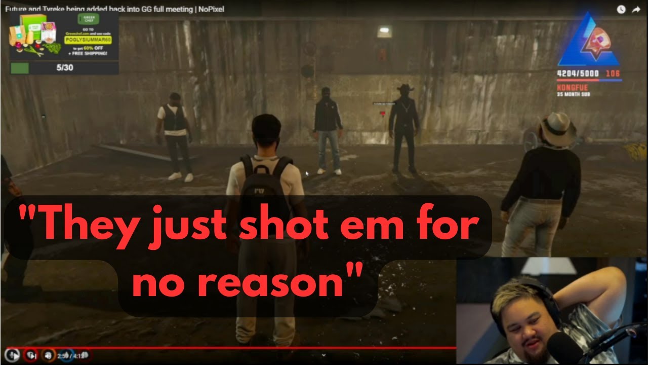 Lysium reacts to Ming wanting to reverse Futures BLOOD OUT + Future's BLOOD IN | NoPixel