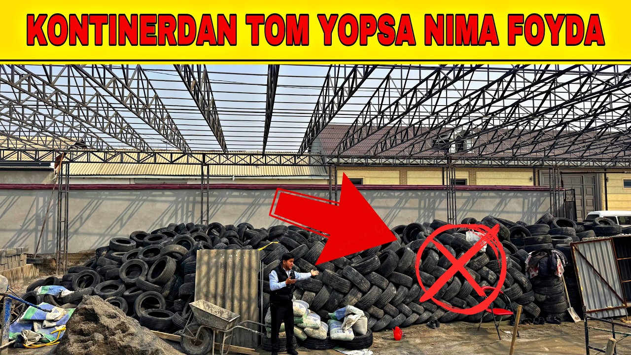 ENG ARZON MAHSULOT BILAN TOM YOPISH QANCHAGA TUSHTI,KONTINER MAXSULOTIDAN TOM YOPISH QANCHAGA TUSHTI