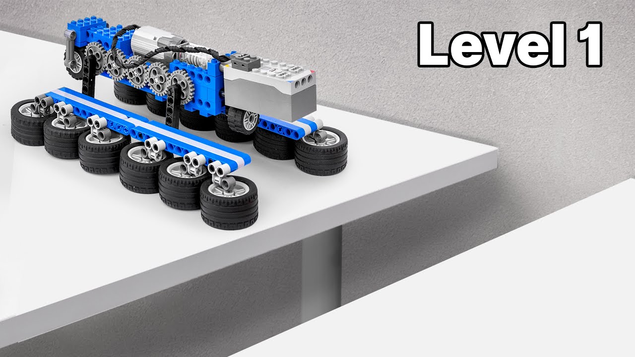 Table Challenge: Can the LEGO Walking Car Pass? | FM Lego Technic