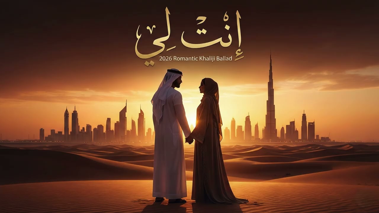 إنت لي - (Official AI Music Video) | أغنية خليجية رومانسية 2026 💖✨