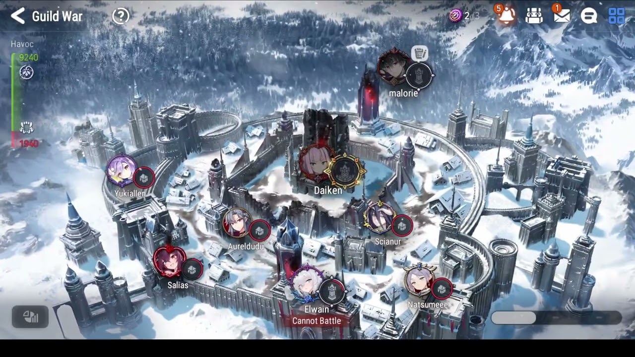 Epic Seven - Guild War: Kudaistop vs. WereWulfe