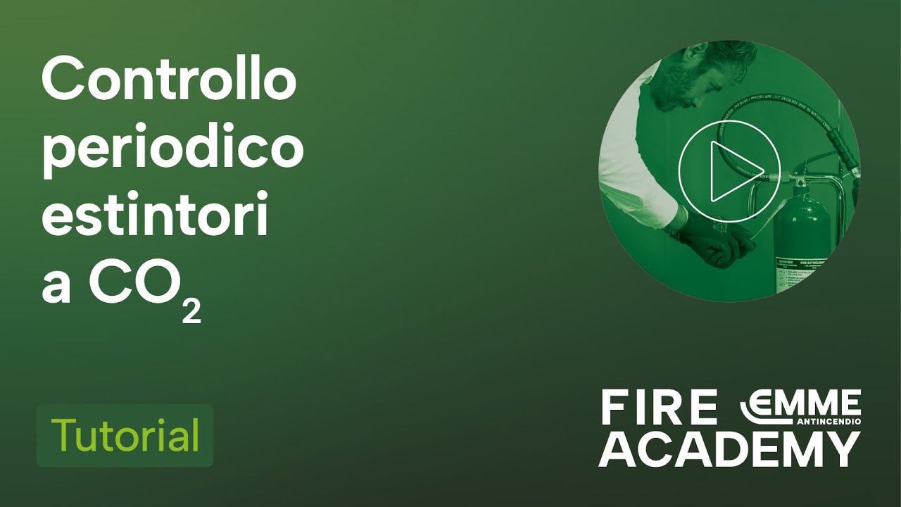 Controllo periodico estintori a CO₂