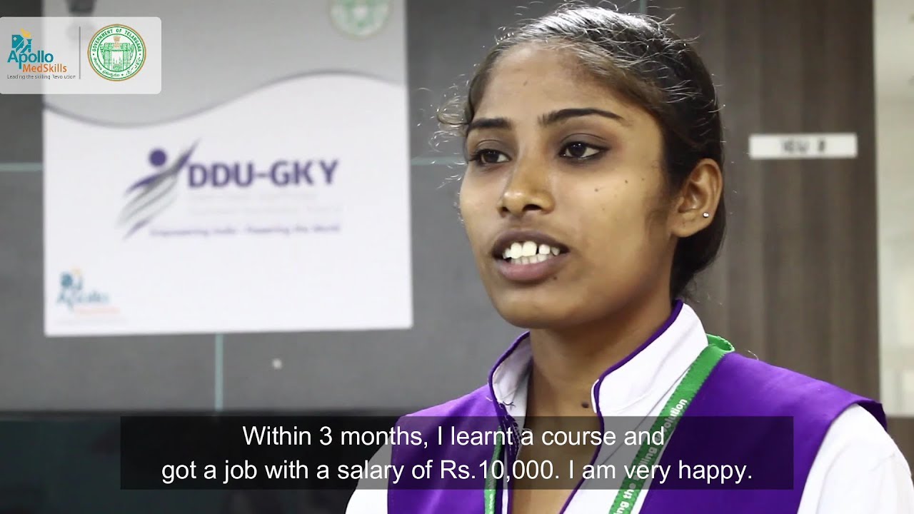Anusha | General Duty Assistant | DDUGKY - Apollo MedSkills