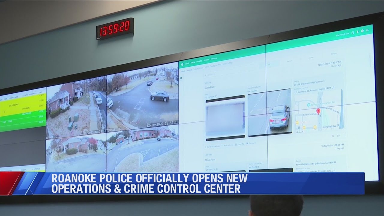 Roanoke police unveil new operations and crime control center