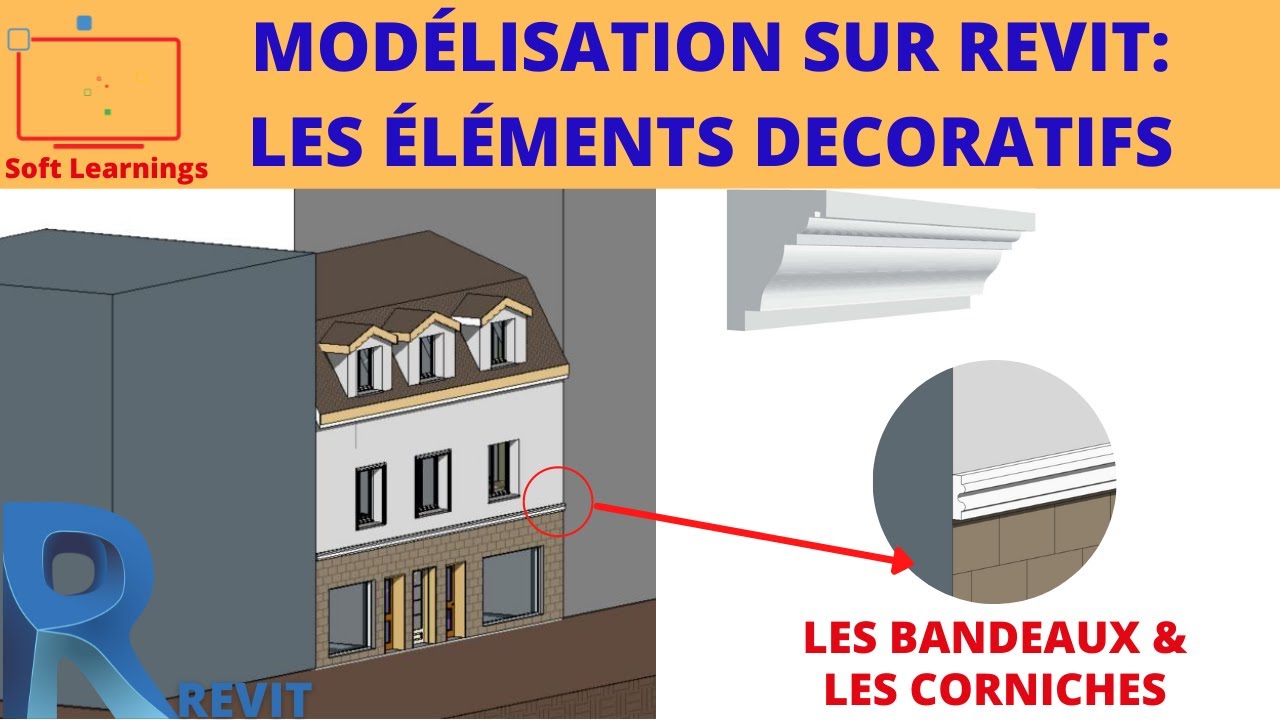 comment modeliser sur revit element decoratif