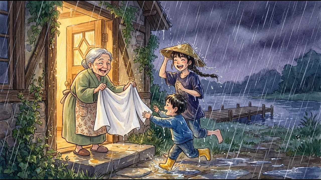 A Quiet Morning on the Fog River 🌫️ | Fishing Before the Storm | Studio Ghibli ASMR