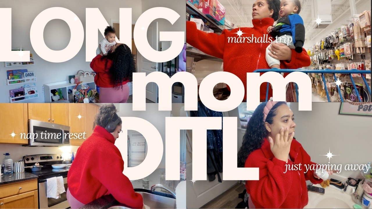 chatty full day vlog with a 10 month old: nap time reset, marshalls trip, and apartment updates