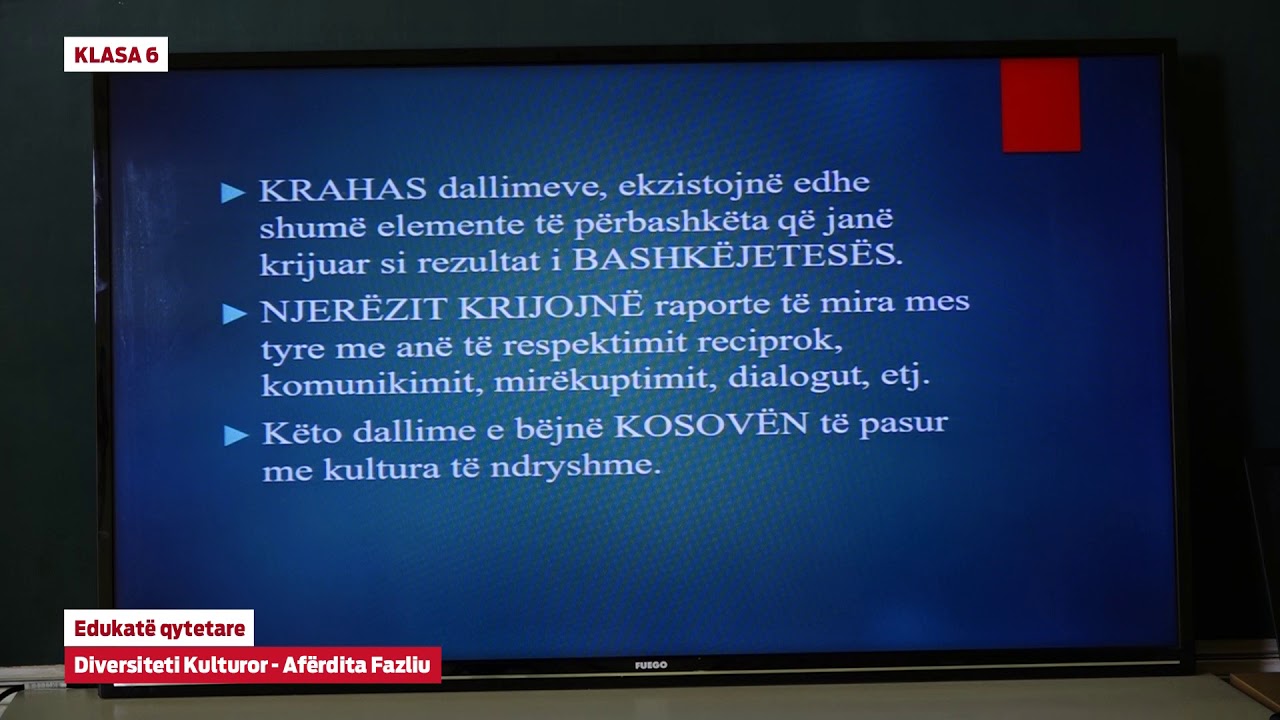 6359 - Edukatë qytetare - Diversiteti kulturor