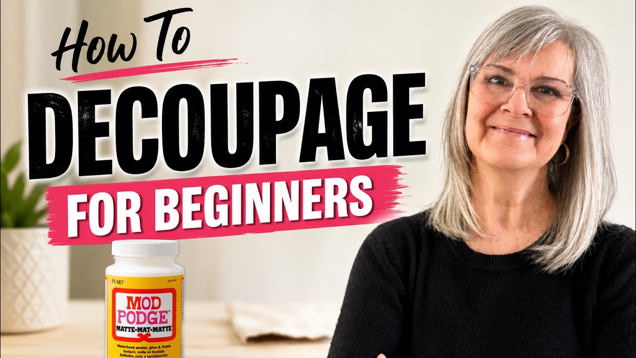 How To Decoupage For Beginners: A Step-by-step Tutorial