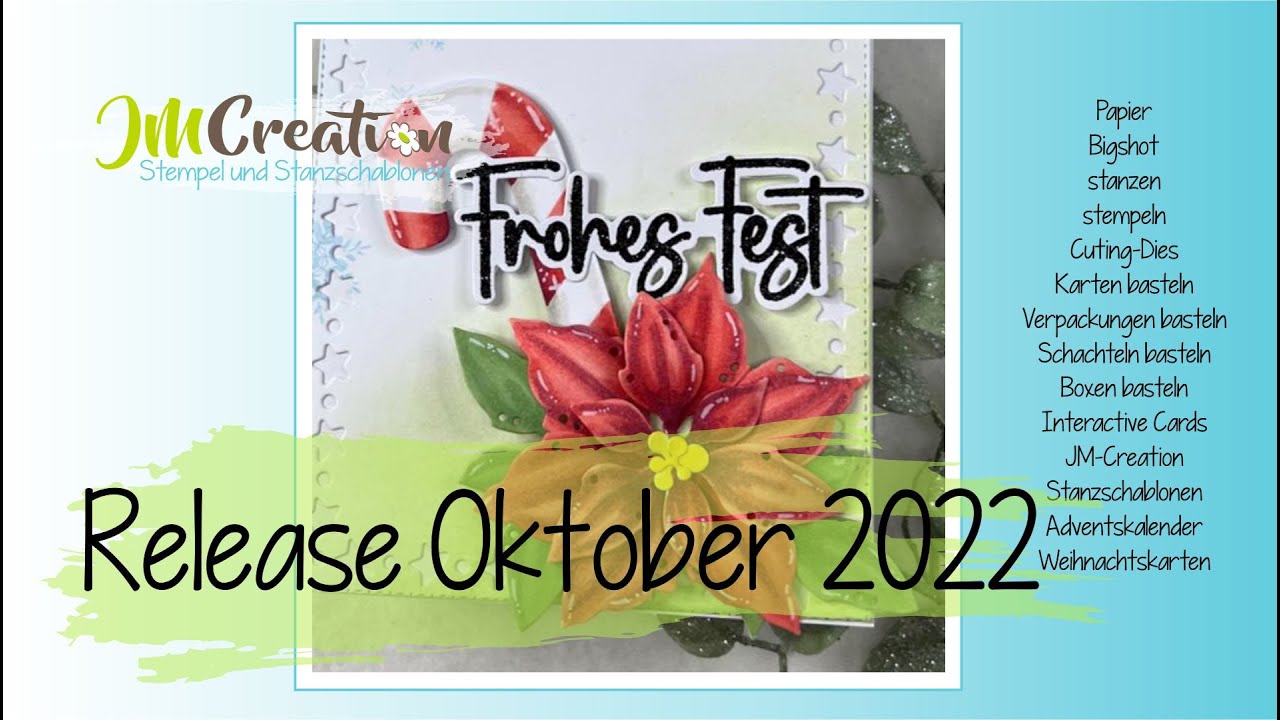 Release Oktober 2022 | Neue Stempel, Stanzen und Stencils für Winter und Weihnachten