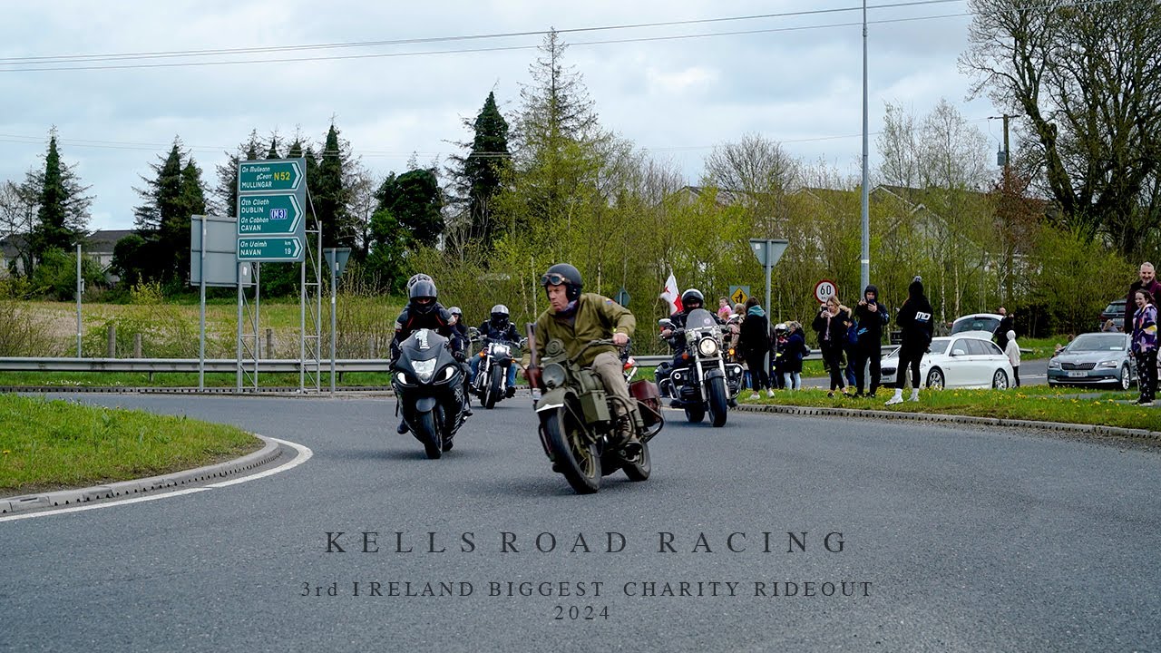Kells road race 3rd Ireland Biggest charity ride out 2024