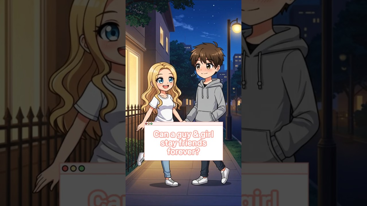 Can a guy & girl stay friends forever? #friendstolovers  #storytime  #shorts  #relationshipdebate