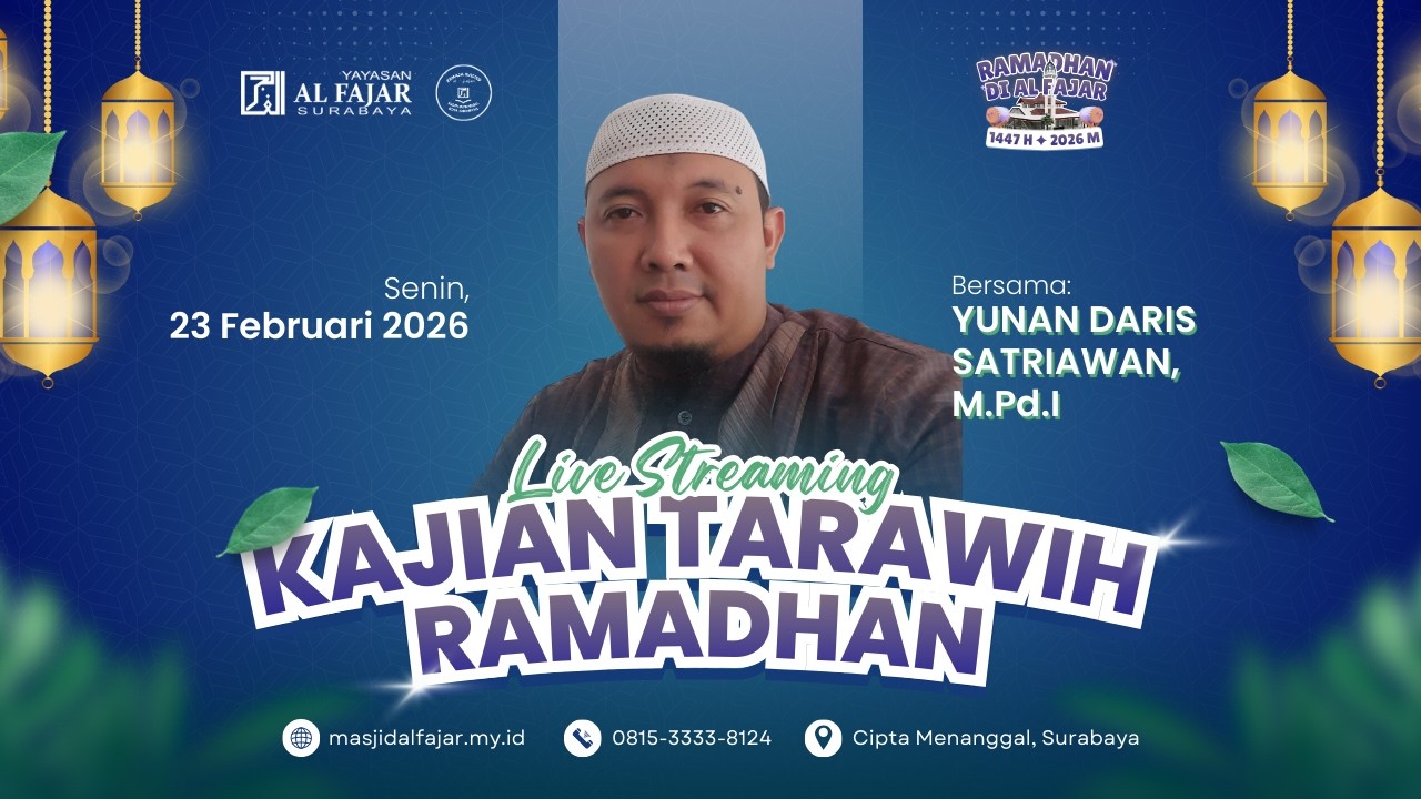 🔴LIVE TARAWIH RAMADHAN  | oleh Ustadz Yunan Daris Satriawan, M.Pd.I.