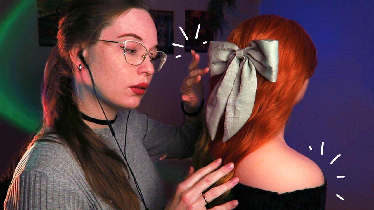 ~ohh such a good hair sound! 💫 HAIR PLAY & INAUDIBLE WHISPER [WITH pigeons 🐦]