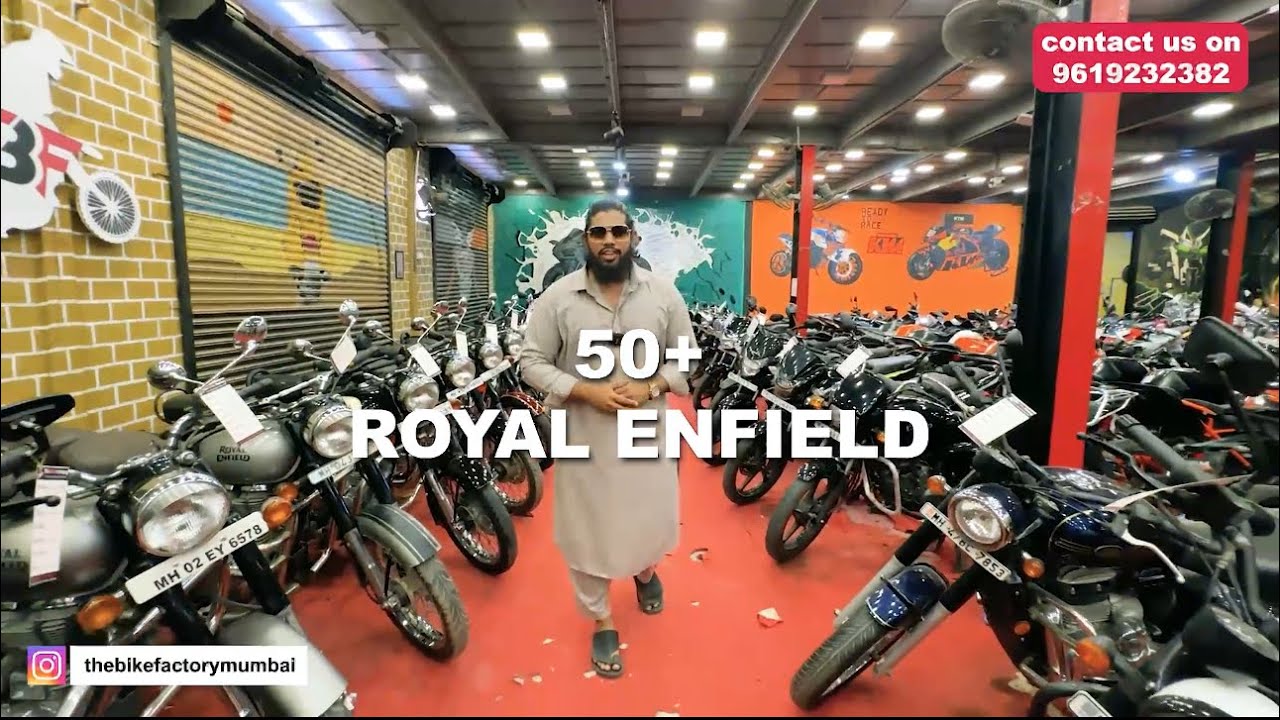 50+ ROYAL ENFIELD STARTING AT 85000/- 250+ BIKES CHEAPEST SECOND HAND ROYAL ENFIELD IN MUMBAI