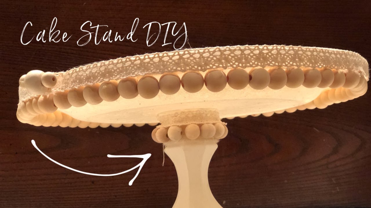 Shabby Chic Cake Stand DIY on the Dollar Tree Budget