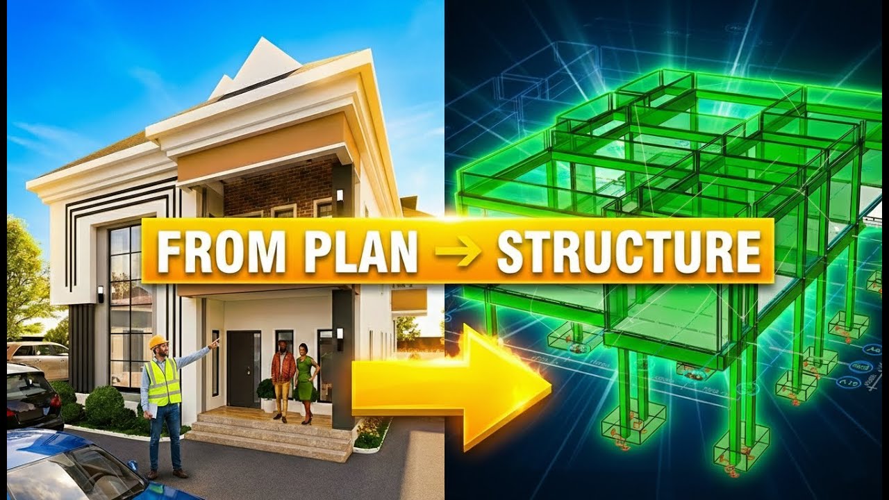 Structural Layout from Architectural Plan in AutoCAD (Step-by-Step)
