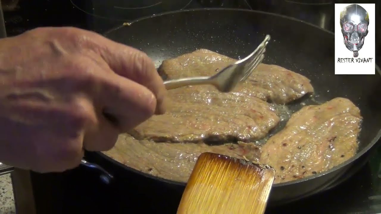 Rindsschnitzel mit Pürée