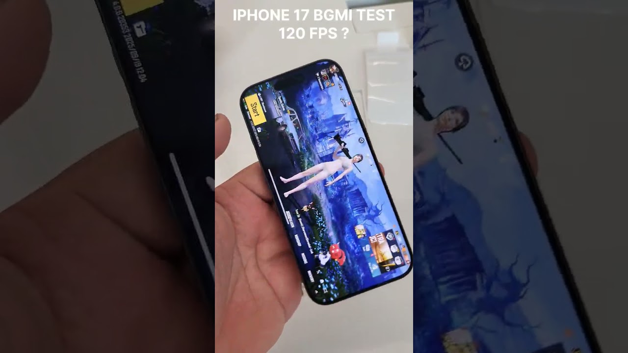 IPHONE 17 BGMI TEST 120 fps #bgmi #pubg #120fps #bgmitest