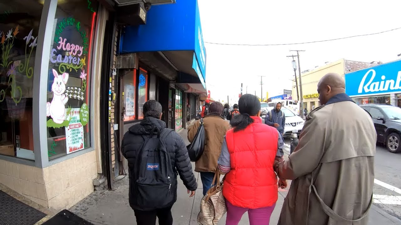 ⁴ᴷ⁶⁰ Walking NYC : Canarsie, Brooklyn via Rockaway Parkway to Canarsie Pier