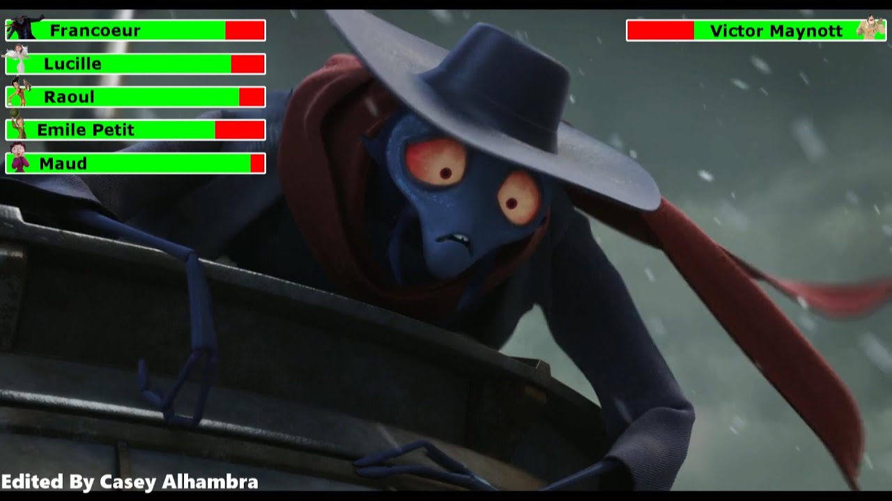 A Monster in Paris (2011) Final Battle with healthbars 4/4