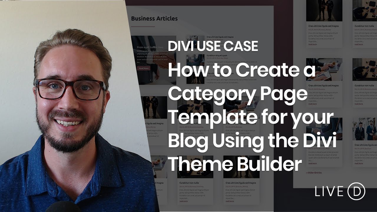 How to Create a Category Page Template for your Blog Using the Divi Theme Builder