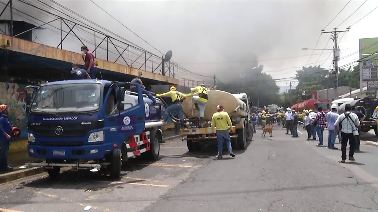 Incendio en mercado San Miguelito