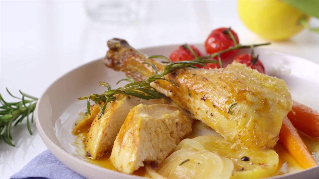 Tupperware - Recipe - Lemon, Thyme, & Rosemary Roasted Chicken with Ultra Pro (Metric units)