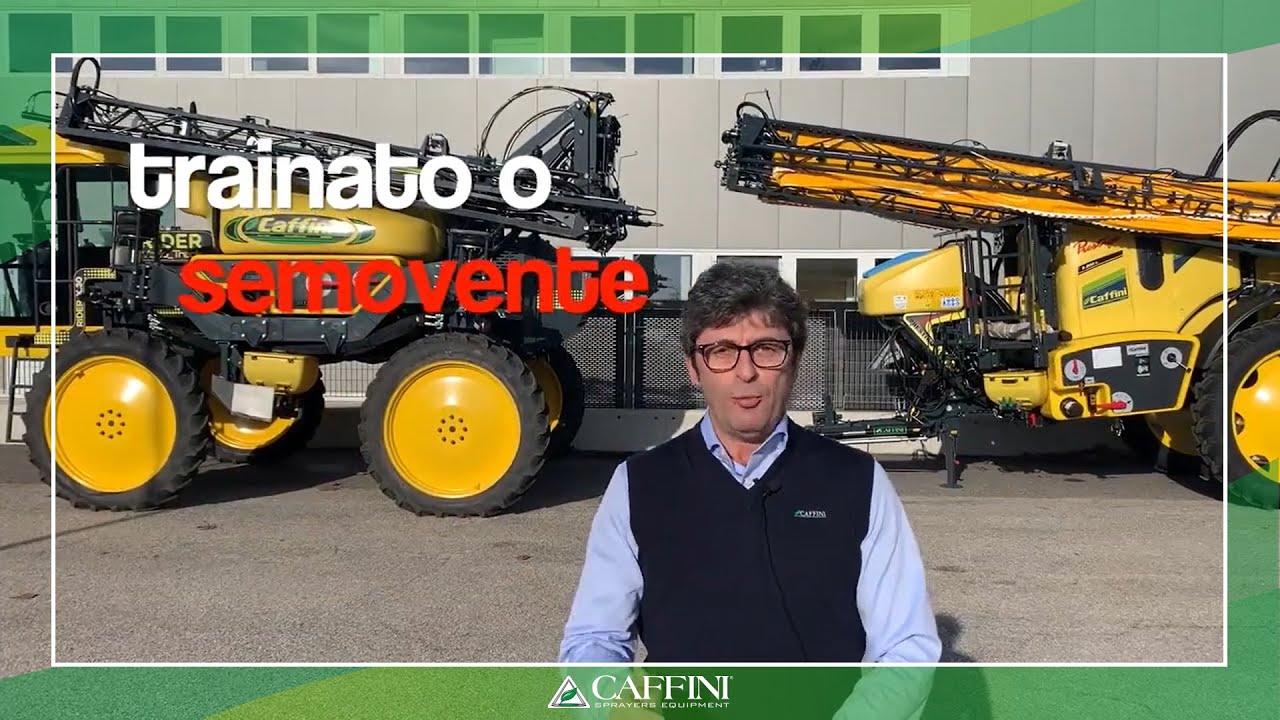 Trailed vs Self-propelled Sprayer | Caffini