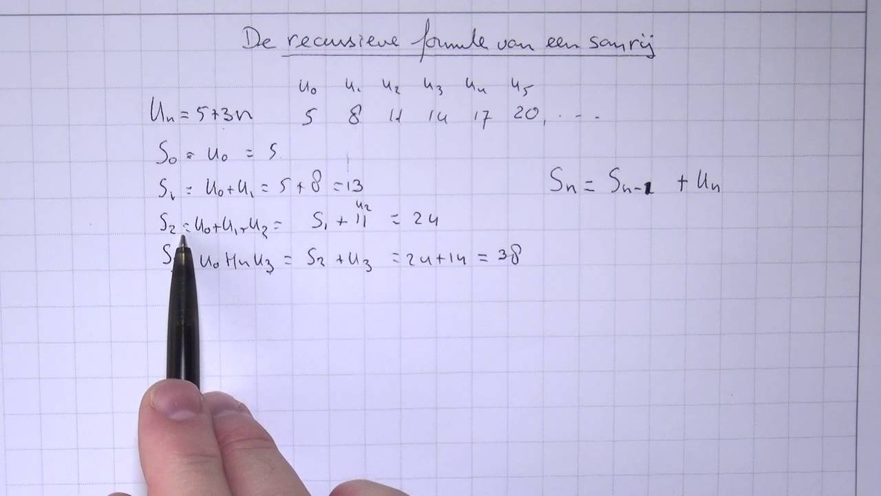 VWO5wisA_H8_9 De recursieve formule van een somrij