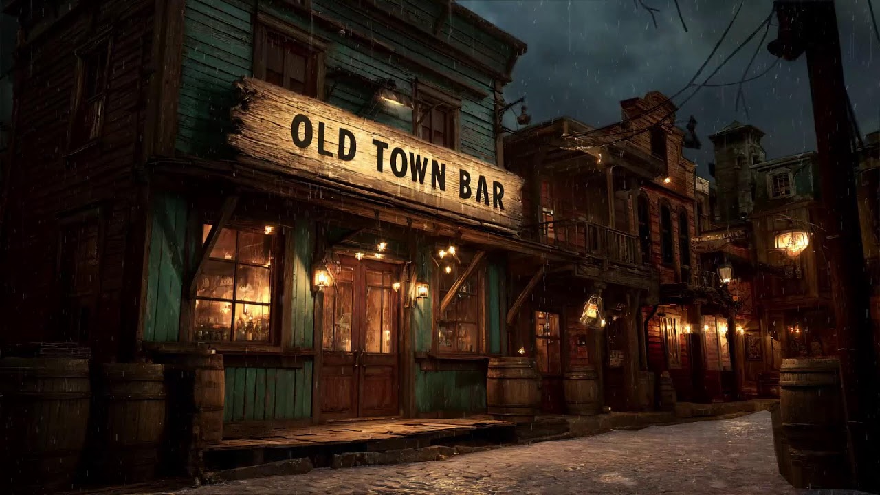 Rain Outside The Old Town Bar • Western Lofi Chill