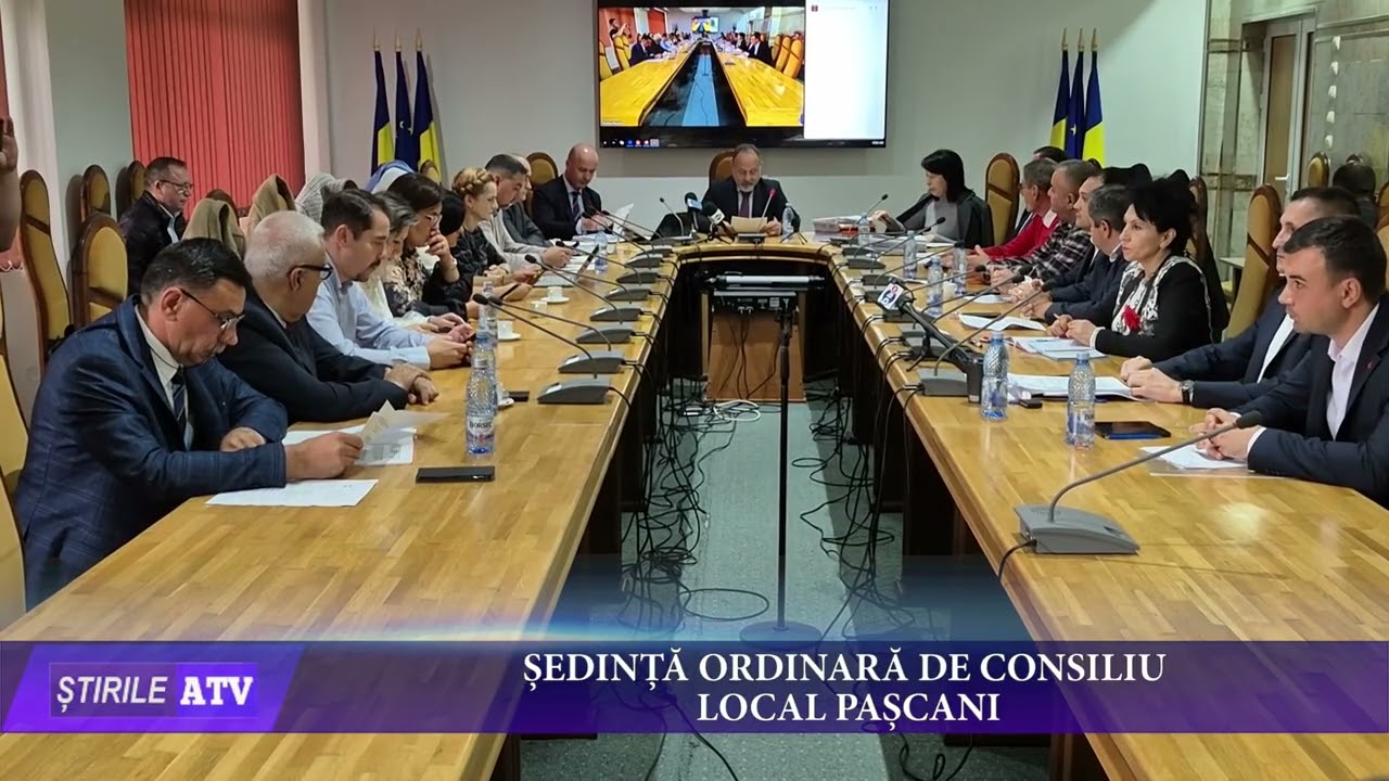 ȘEDINȚĂ ORDINARĂ DE CONSILIU LOCAL PAȘCANI