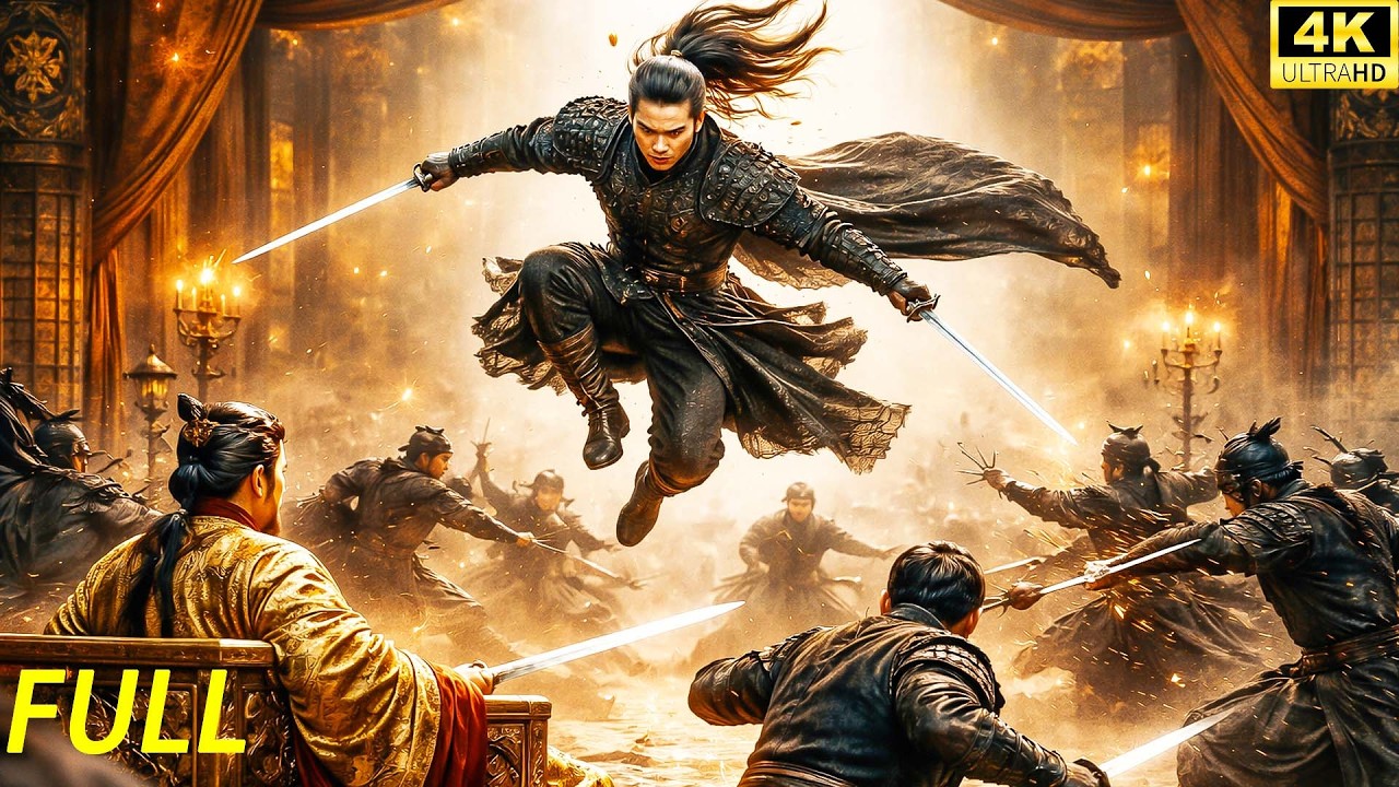 【2026爆燃功夫大片】皇帝遇刺，下一秒被廢黜三年的瘋皇子持劍出現，一招秒殺全場刺客！ ！#drama #古装  #玄幻