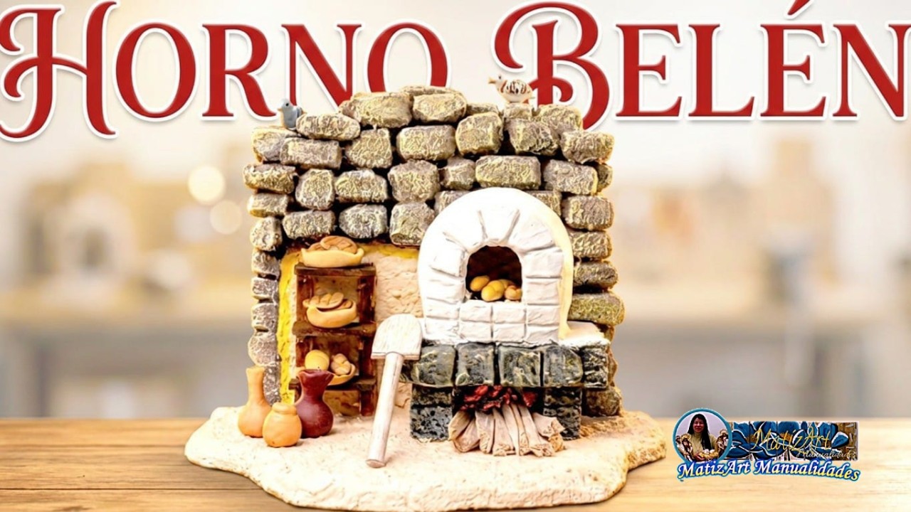 ♥️🍞🎄Como Hacer un HORNO De PANADERO Para El BELÉN