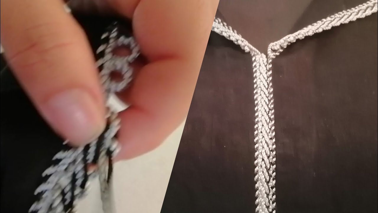 خياطة زواقة اللواية بديل العقاد 🇲🇦🇲🇦Djellaba Marocain