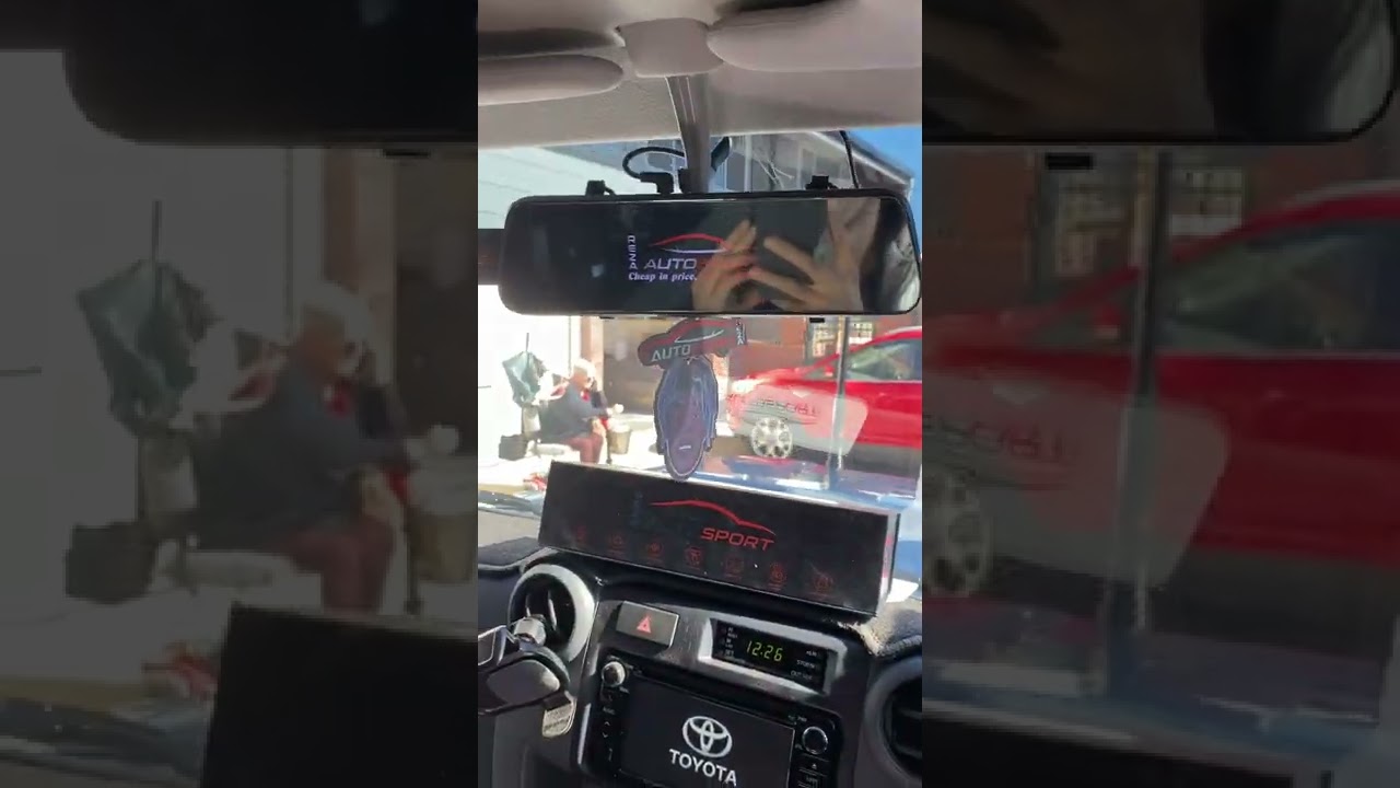 Reza AutoSport Smart Rear vision Mirror after installation.