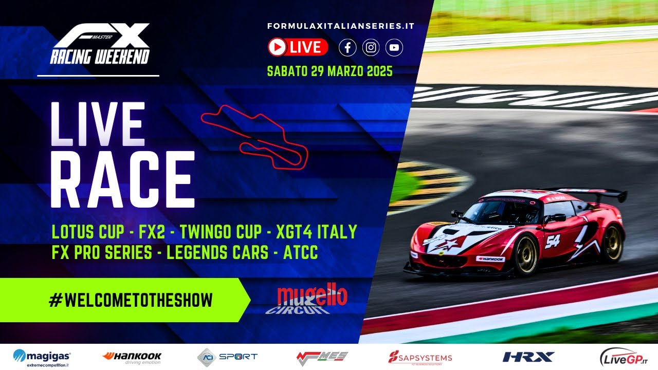 FX Racing Weekend | Live Race Mugello - 29/03/2025